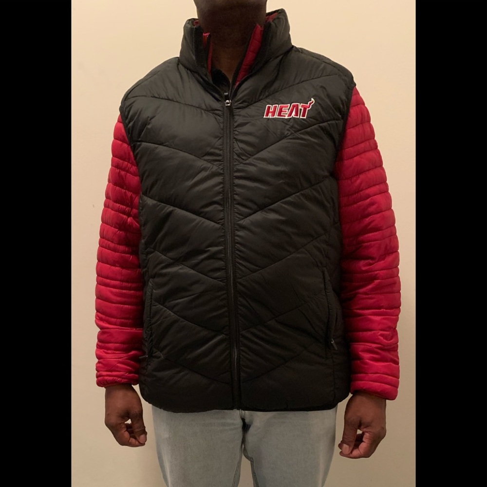 Miami Heat NBA 3 in 1 Vest and Jacket - Picture 3 of 15